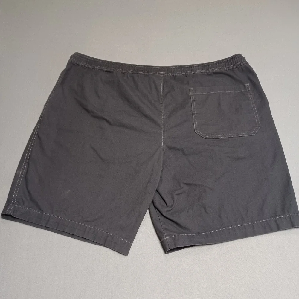 George Shorts Mens XL 40-42 Gray Greystone GM28448 Elastic Drawstring Cotton